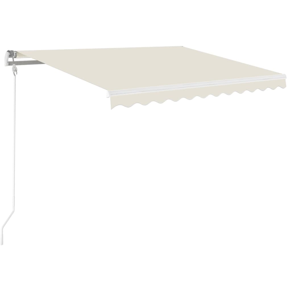 Vidaxl luifel erstreckt sich automatisch 350 x 250 cm cremefarben.