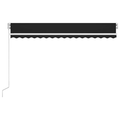 Vidaxx Markise manuell ausziehbar mit LED 400x300 cm Farbe Anthrazit