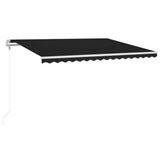 Vidaxl Luifel Automatik mit LED- und Windsensor 400x300 cm Anthrazit