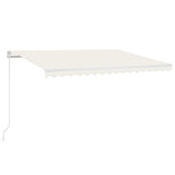 Vidaxl luifel erstreckt sich automatisch 450 x 300 cm cremefarben.