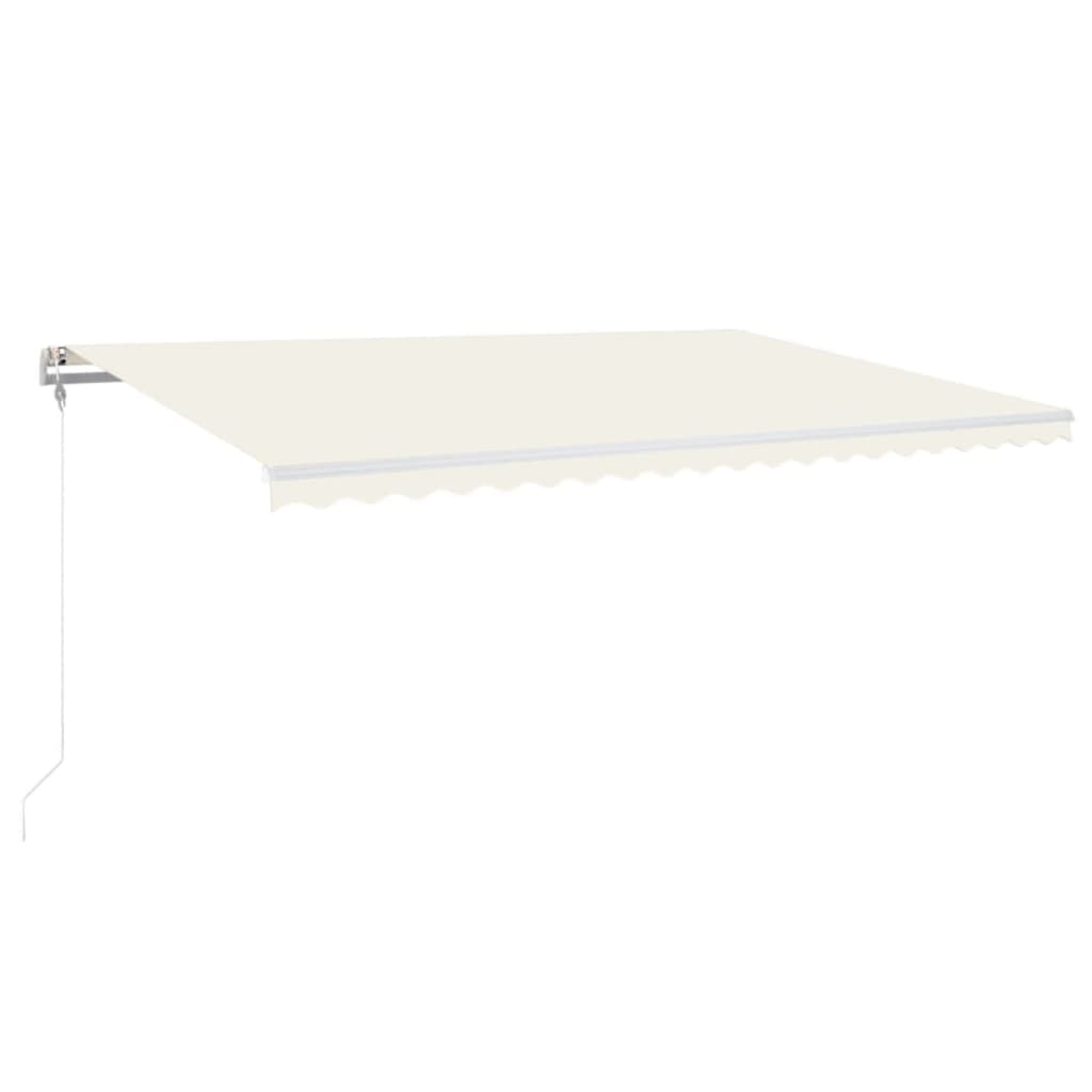 Vidaxl luifel erstreckt sich automatisch 500x300 cm cremefarben.