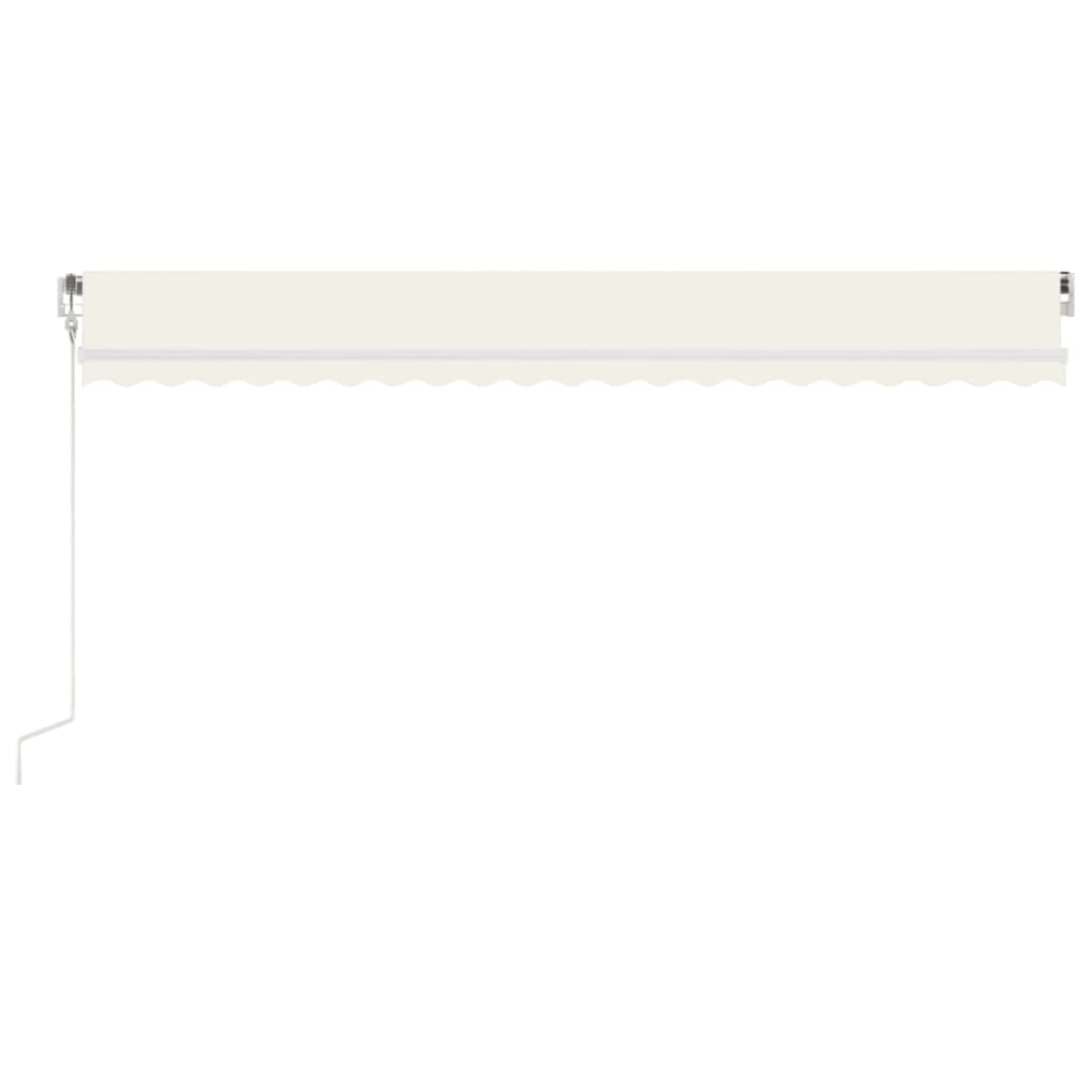 Vidaxl luifel erstreckt sich automatisch 500x300 cm cremefarben.