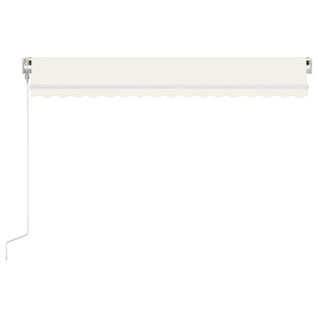 Vidaxl luifel erstreckt sich automatisch 400x350 cm cremefarben.
