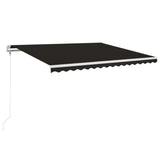 Vidaxl luifel erstreckt sich automatisch 450 x 350 cm Anthrazit -Colored