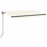 Vidaxl luifel erstreckt sich automatisch 450 x 300 cm cremefarben.