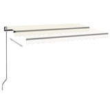 Vidaxl luifel erstreckt sich automatisch 450 x 300 cm cremefarben.