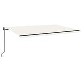 Vidaxl luifel erstreckt sich automatisch 500x300 cm cremefarben.