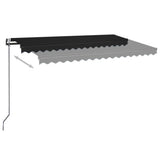 Vidaxl Luifel Automatik mit LED- und Windsensor 400x350 cm Anthrazit