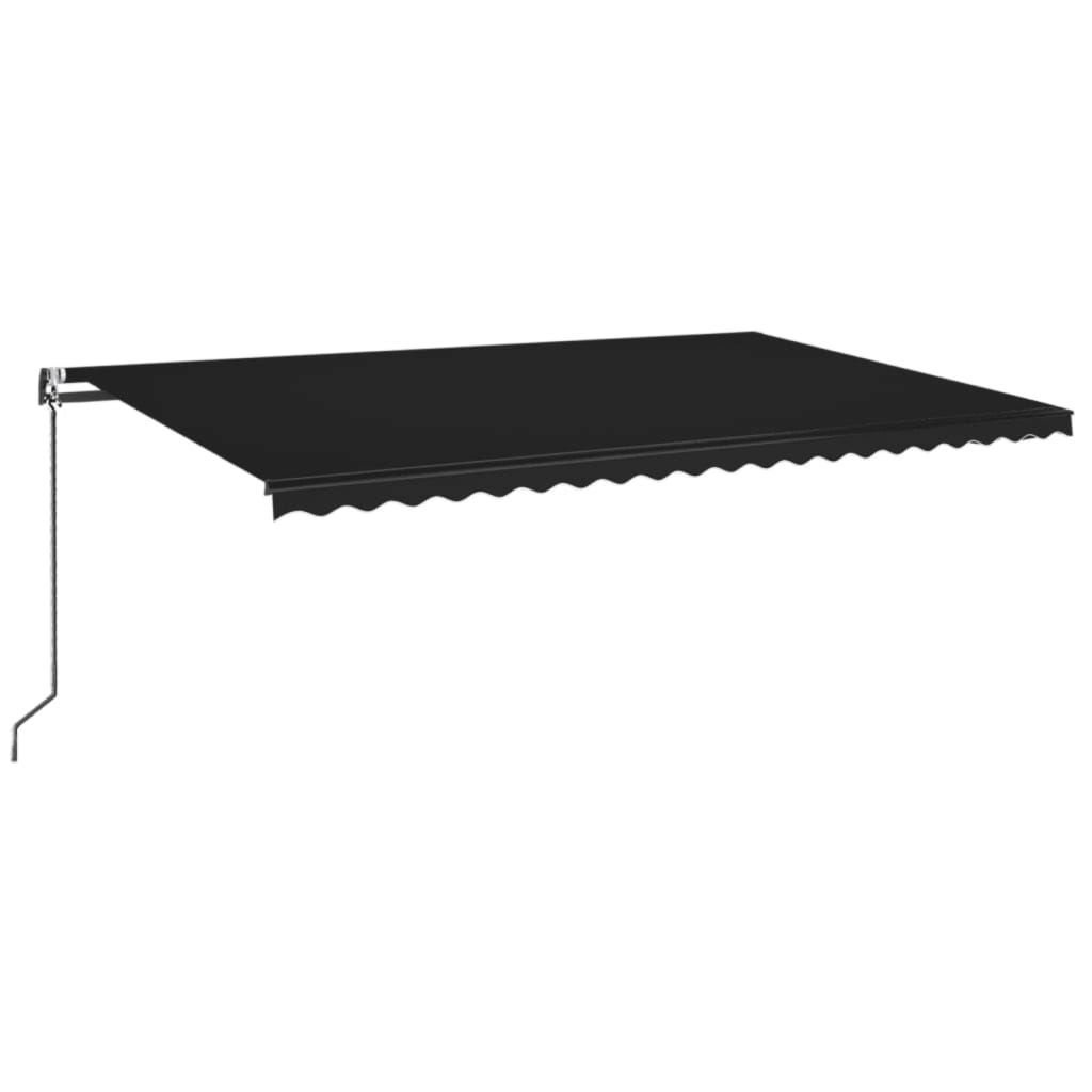 Vidaxl luifel erweitert automatisch 500x350 cm Anthrazit -Colored
