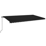 Vidaxl luifel Automatisch erweiterbar 600 x 350 cm Anthrazit -ausgelöst