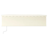 Vidaxl luifel mit Roller Blind 5x3m Creme -Colored automatisch erweiterbar