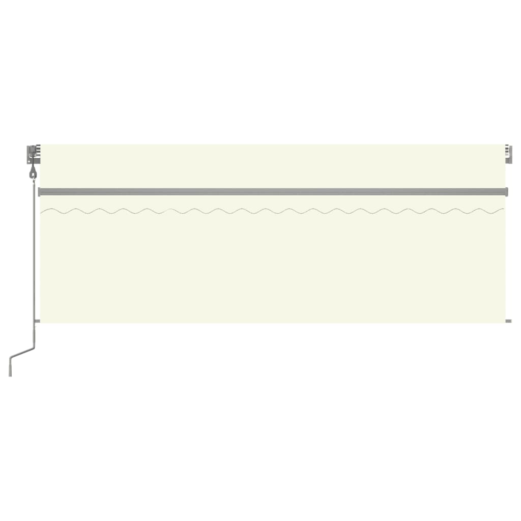 Vidaxl luifel exponierbar mit Roller Blind 4x3 M Creme Farbe
