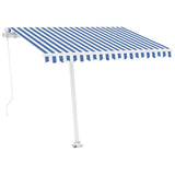 Vidaxl Laifel löschen Sie manuell 300x250 cm blau und weiß