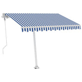 Vidaxl laifel kostenlos -ausstehende automatische 300x250 cm blau und weiß