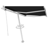 Vidaxl Laifel Free -ausstehende automatische 300x250 cm Anthrazit -Colored