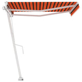 Vidaxl Laifel abgelöst manuell 350x250 cm Orange Braun herausziehen