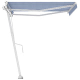 Vidaxl laifel kostenlos -ausstehende automatische 350x250 cm blau und weiß