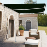 Vidaxl Laifel Free -ausstehende automatische 350x250 cm Anthrazit -Colored