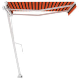 Vidaxl luifel kostenlos -ausstehende automatische 350x250 cm orange und braun