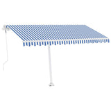 Vidaxl laifel kostenlos -ausstehende automatische 400x300 cm blau und weiß