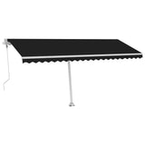 Vidaxl luifel kostenlos -ausstehende automatische 500 x 300 cm Anthrazit -Colored