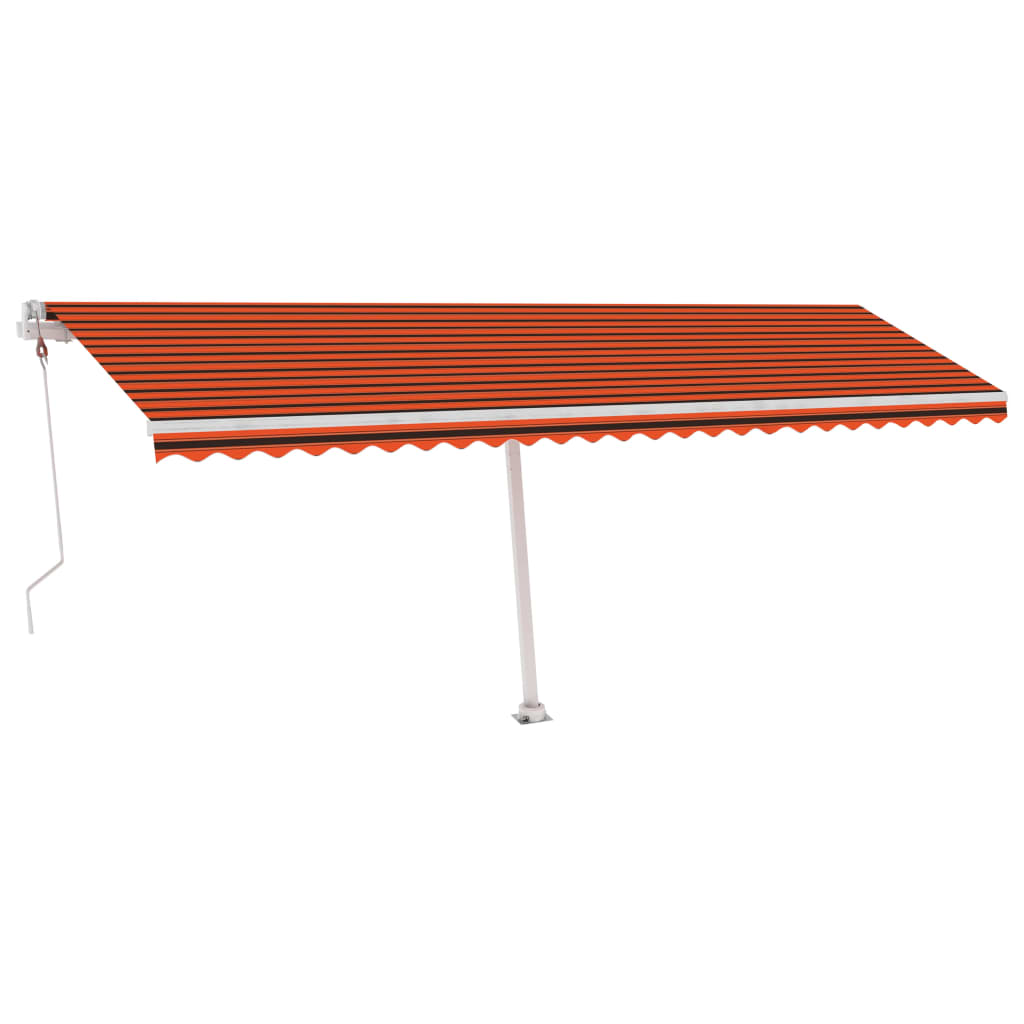 Vidaxl laifel kostenlos -ausstehende automatische 600x300 cm Orange und Braun