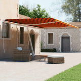 Vidaxl laifel kostenlos -ausstehende automatische 600x300 cm Orange und Braun