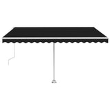 Vidaxl Laifel Free -ausstehende automatische 400x350 cm Anthrazit -Colored