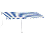Vidaxl laifel kostenlos -ausstehende automatische 500x350 cm blau und weiß