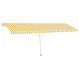 Vidaxl Laifel löschen Sie manuell 600x350 cm gelb und weiß