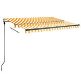 Vidaxl laifel kostenlos -ausstehende automatische 300x250 cm gelb und weiß