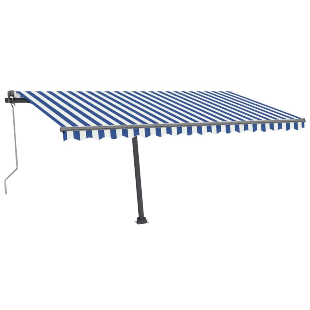 Vidaxl laifel kostenlos -ausstehende automatische 400x300 cm blau und weiß