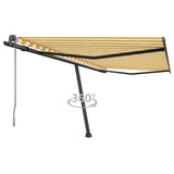 Vidaxl luifel kostenlos -Automatisch 400 x 300 cm gelb und weiß