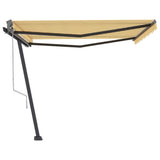 Vidaxl luifel kostenlos -Automatisch 400 x 300 cm gelb und weiß