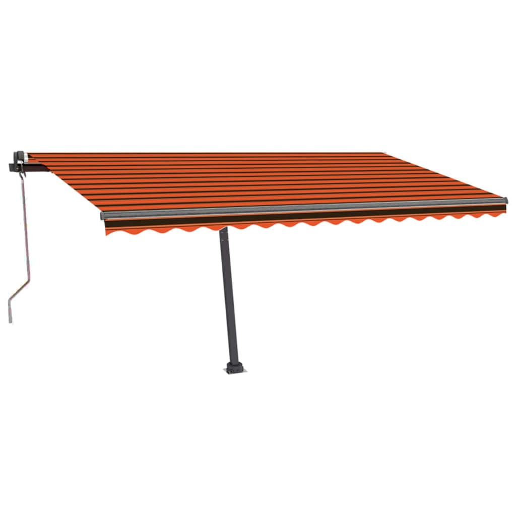 Vidaxl laifel kostenlos -ausstehende automatische 400x300 cm Orange und Braun