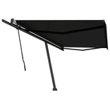 Vidaxl luifel distanziert manuell erstreckt sich 500 x 300 cm Anthrazit