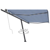 Vidaxl laifel kostenlos -ausstehende automatische 500x300 cm blau und weiß