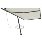 Vidaxl luifel kostenlos -ausstehende automatische 500x300 cm creme -gelenkt
