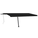 Vidaxl luifel kostenlos -ausstehende automatische 500 x 300 cm Anthrazit -Colored