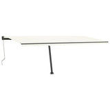 Vidaxl luifel kostenlos -ausstehende automatische 600x300 cm creme -colored