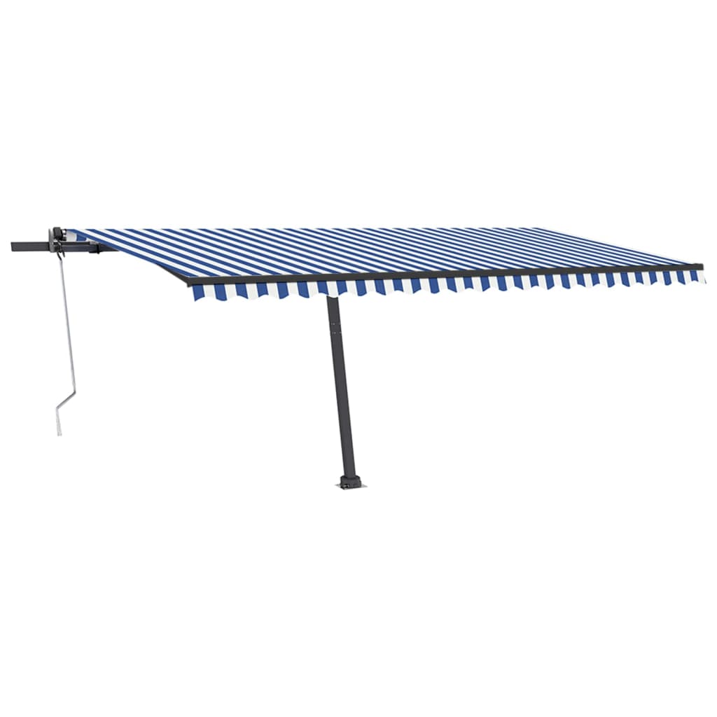 Vidaxl laifel kostenlos -ausstehende automatische 500x350 cm blau und weiß