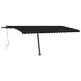 Vidaxl luifel kostenlos -ausstehende automatische 500x350 cm Anthrazit -Colored