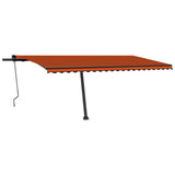 Vidaxl luifel kostenlos -ausstehende automatische 500x350 cm Orange und Braun