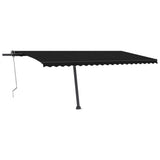Vidaxl Luifel Automatik mit LED- und Windsensor 500x350 cm Anthrazit