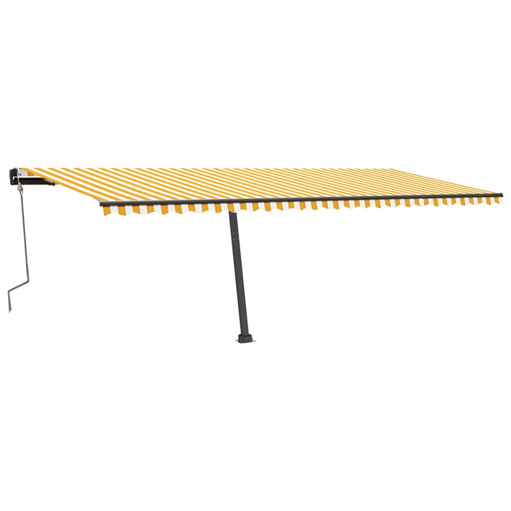 Vidaxl Laifel löschen Sie manuell 600x350 cm gelb und weiß