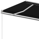 Vidaxl Luifel exponierbar mit Posts 3x2,5 m Anthrazitfarbe