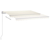 Vidaxl Luifel Automatik mit LED- und Windsensor 4,5x3 M cremefarben -gepflegt