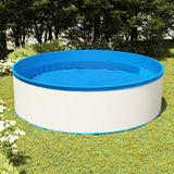 Piscina Vidaxl Splasher con skimmer colgante y bomba de 350x90 cm de blanco