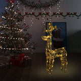 Vidaxl Weihnachtsdekorationen Rentier 90 LEDs 60x16x100 cm Acrylic