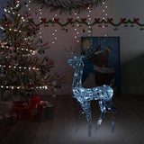 Vidaxl Weihnachtsdekorationen Rentier 140 LEDs kalt weiß 120 cm Acryl